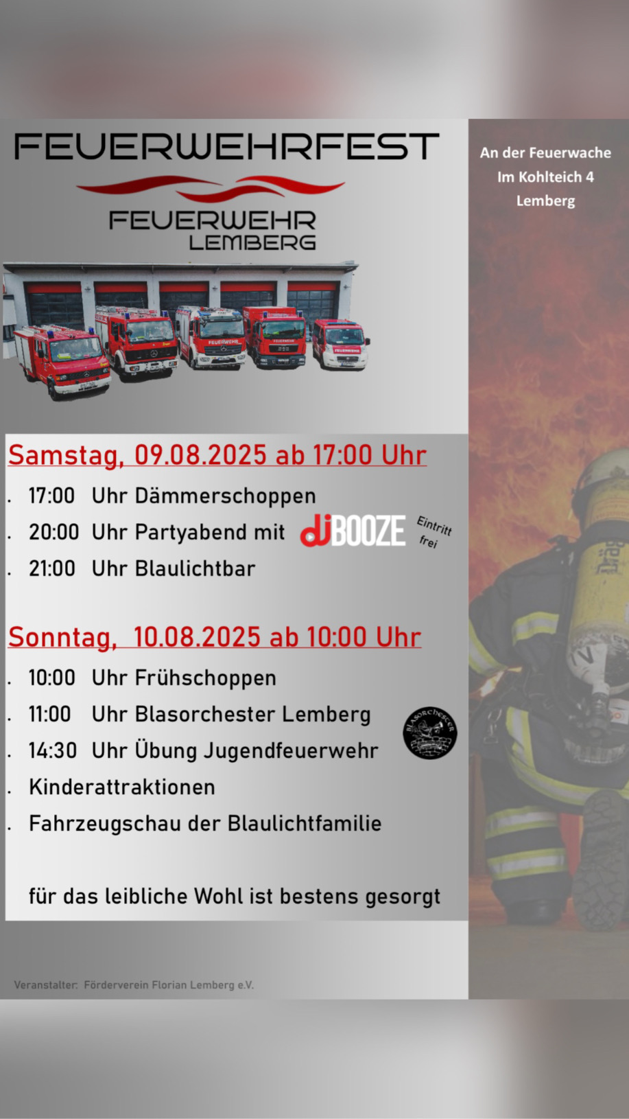 Feuerwehrfest Lemberg